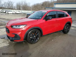 2025 Honda HR-V Sport with VIN 3CZRZ2H59SM720870, listed as a Copart auction lot 45468615 with 2,204 mi miles and Salvage Title. Bid and sale history available at carsss.com. Image 1.