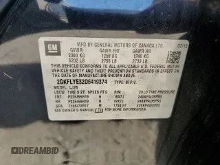 2013 GMC Terrain Denali with VIN 2GKFLYE32D6419374, listed as a Copart auction lot 47652795 with 189,750 mi miles and Clean Title. Bid and sale history available at DreamBid. Image 13.