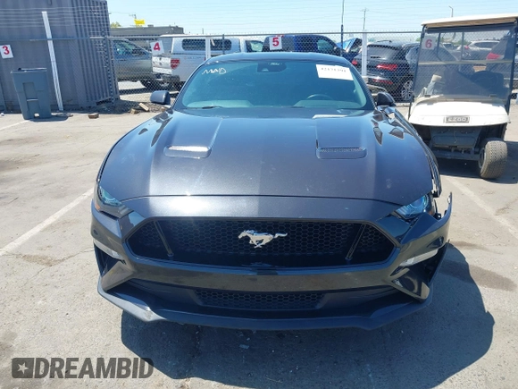 2022 Ford Mustang GT with VIN 1FA6P8CF6N5135181, listed as a IAAI auction lot 42171291 with 22,371 mi miles. Bid and sale history available at carsss.com. Image 13.