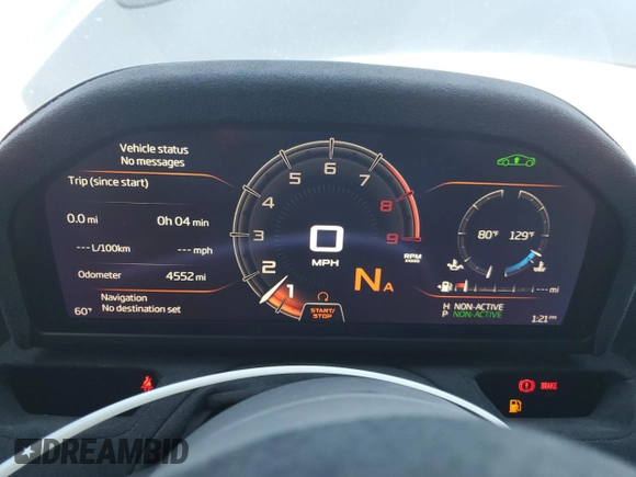 2021 McLaren 720S z VIN SBM14FCA4MW006331, wystawiony jako Copart lot #85341394 z przebiegiem 4552 mil mil oraz Szkody całkowita. Historia ofert i sprzedaży dostępna na DreamBid. Obrazek 9.