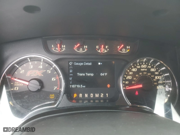 2014 Ford F-150 XL with VIN 1FTMF1CT9EFB54612, listed as a Copart auction lot 43210385 with 116,719 mi miles and Salvage Title. Bid and sale history available at carsss.com. Image 9.