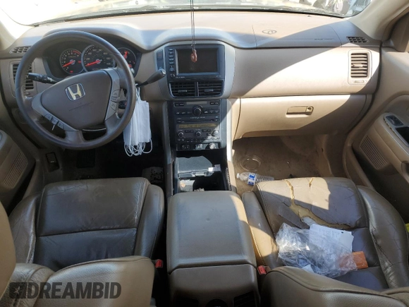 2008 Honda Pilot EX-L with VIN 5FNYF28768B000869, listed as a Copart auction lot 45556135 with 183,496 mi miles and Salvage Title. Bid and sale history available at DreamBid. Image 8.