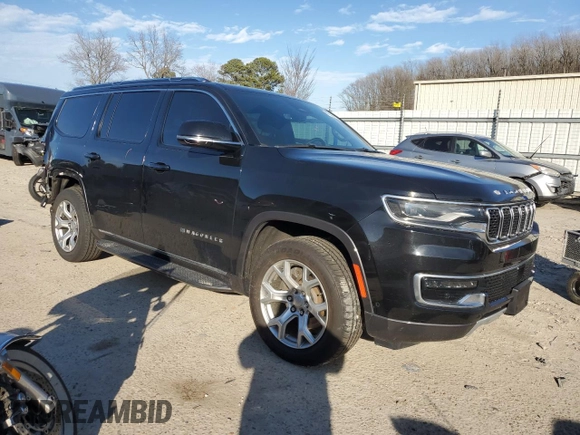 2022 Jeep Wagoneer Series II with VIN 1C4SJUBT2NS168092, listed as a Copart auction lot 47606775 with 61,695 mi miles and Salvage title. Bid and sale history available at DreamBid. Image 4.