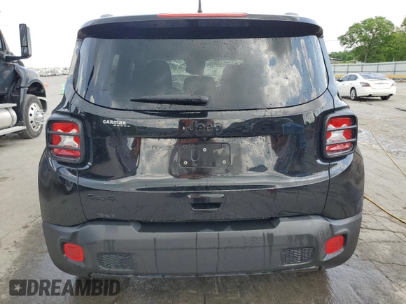2019 Jeep Renegade Sport with VIN ZACNJBAB4KPK29516, listed as a Copart auction lot 55120225 with 115,727 mi miles and Salvage title. Bid and sale history available at DreamBid. Image 6.