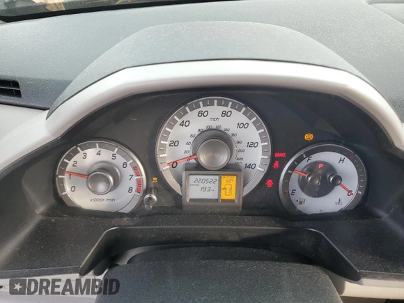 2012 Honda Pilot EX with VIN 5FNYF4H46CB079325, listed as a Copart auction lot 43369735 with 220,522 mi miles and Salvage Title. Bid and sale history available at DreamBid. Image 9.