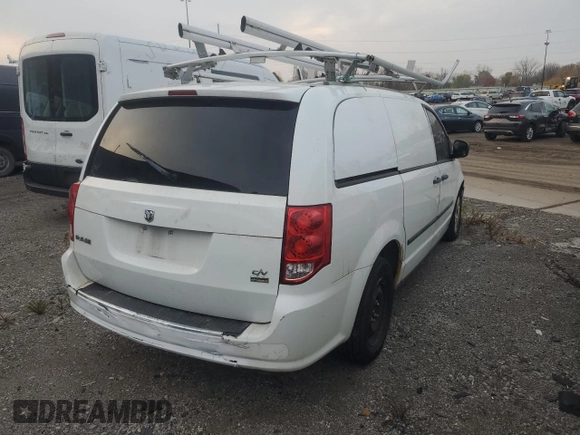 2013 Ram Cargo Van Tradesman with VIN 2C4JRGAG7DR813040, listed as a Copart auction lot 77424244 with 254,356 mi miles and Salvage Title. Bid and sale history available at carsss.com. Image 3.
