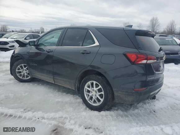 2022 Chevrolet Equinox LT with VIN 3GNAXUEV8NS228668, listed as a Copart auction lot 46578175 with 38,436 mi miles and Salvage Title. Bid and sale history available at carsss.com. Image 2.