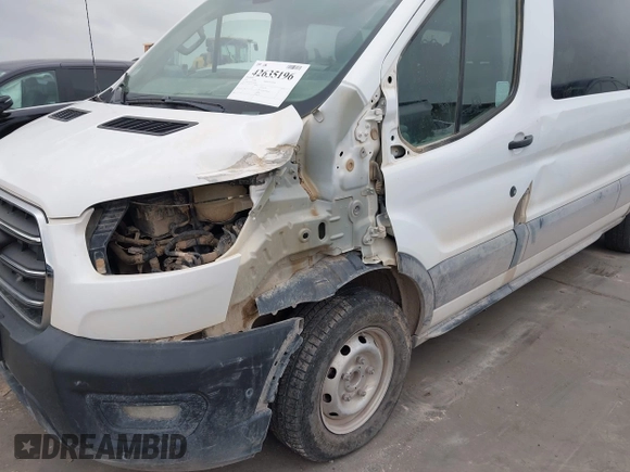 2020 Ford Transit Passenger XL with VIN 1FBAX2YG7LKB00929, listed as a IAAI auction lot 42635196 with 42,540 mi miles and . Bid and sale history available at DreamBid. Image 6.
