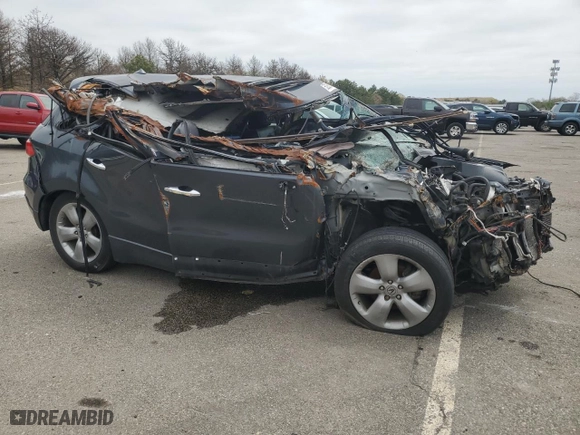 2007 Acura RDX Tech Pkg with VIN 5J8TB18577A021270, listed as a Copart auction lot 68595904 with 0 mi miles and Non Repairable. Bid and sale history available at carsss.com. Image 4.