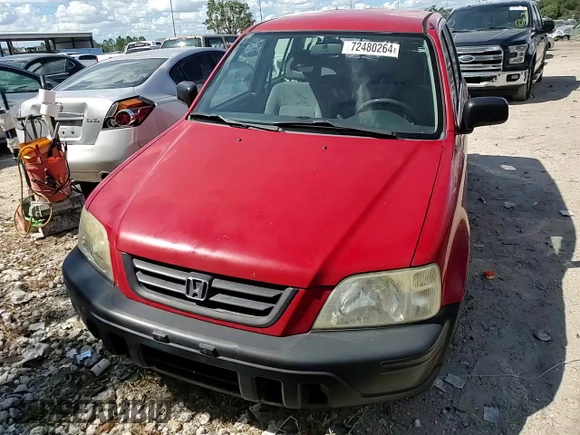 1998 Honda CR-V LX with VIN JHLRD2841WC013087, listed as a Copart auction lot 72480264 with 181,577 mi miles and Salvage Title. Bid and sale history available at carsss.com. Image 11.