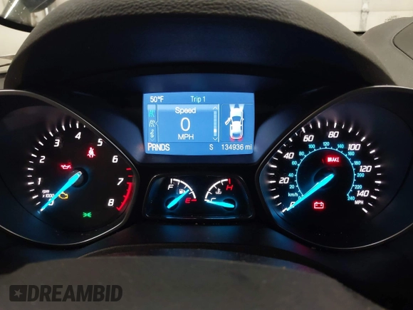 2014 Ford Escape SE with VIN 1FMCU0GX4EUC50972, listed as a IAAI auction lot 41953559 with 134,936 mi miles. Bid and sale history available at carsss.com. Image 7.