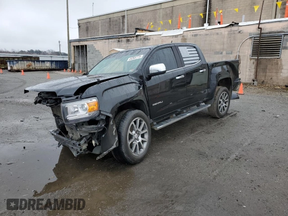 2017 GMC Canyon 4WD Denali with VIN 1GTP6EE14H1191391, listed as a Copart auction lot 44265773 with 119,681 mi miles and Salvage Title. Bid and sale history available at carsss.com. Image 1.