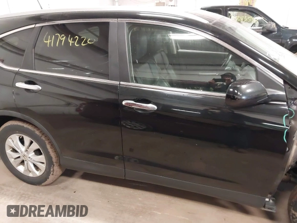 2013 Honda CR-V EX-L with VIN 2HKRM4H7XDH627009, listed as a IAAI auction lot 41794220 with 244,323 mi miles. Bid and sale history available at carsss.com. Image 14.