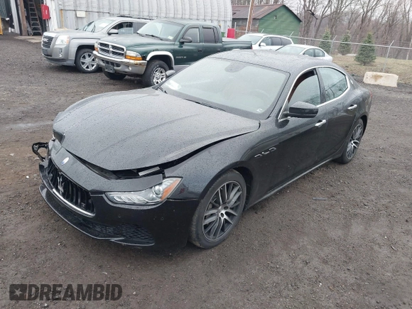 2017 Maserati Ghibli with VIN ZAM57XSA3H1197716, listed as a IAAI auction lot 41918916 with 47,779 mi miles. Bid and sale history available at carsss.com. Image 17.