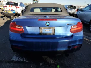 2016 BMW 2 Series M235i with VIN WBA1M1C53GV578545, listed as a Copart auction lot 83549824 with 75,275 mi miles and Salvage Title. Bid and sale history available at carsss.com. Image 6.
