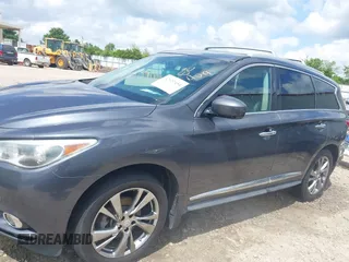 2013 Infiniti JX35 with VIN 5N1AL0MM7DC338388, listed as a IAAI auction lot 42122454 with 184,715 mi miles. Bid and sale history available at carsss.com. Image 6.