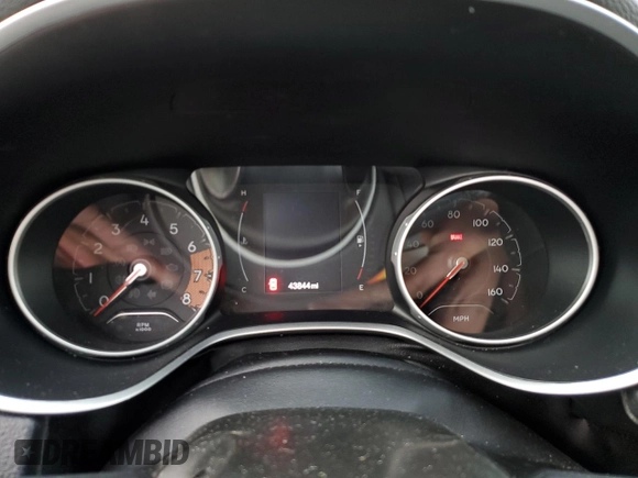 2019 Jeep Compass Altitude z VIN 3C4NJDBB7KT652855, wystawiony jako Copart lot #53485835 z przebiegiem 43 844 mil mil oraz Szkoda całkowita • Salvage title. Historia ofert i sprzedaży dostępna na DreamBid. Obrazek 9.