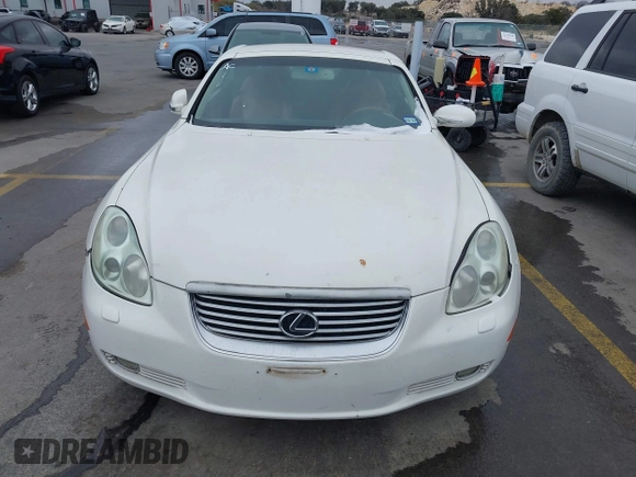 2003 Lexus SC 430 with VIN JTHFN48Y630048490, listed as a IAAI auction lot 41392967 with 163,807 mi miles and . Bid and sale history available at DreamBid. Image 12.