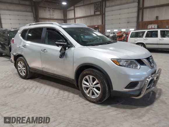 2015 Nissan Rogue SL with VIN 5N1AT2MV0FC892752, listed as a IAAI auction lot 41886666 with 101,024 mi miles and . Bid and sale history available at carsss.com. Image 1.