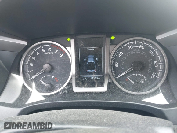 2023 Toyota Tacoma SR with VIN 3TYCZ5AN2PT176554, listed as a IAAI auction lot 42148651 with 15,255 mi miles and . Bid and sale history available at DreamBid. Image 7.