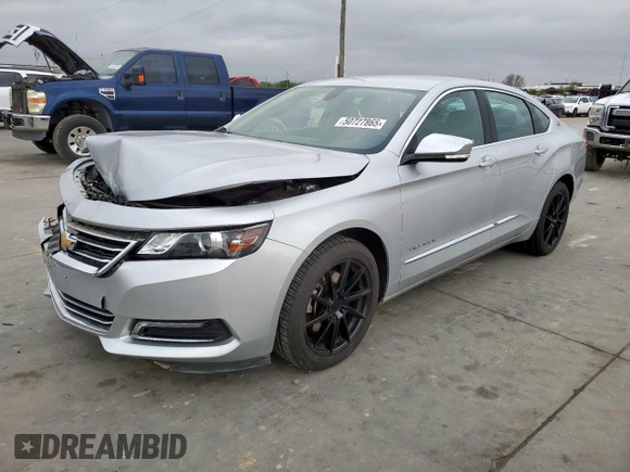 2018 Chevrolet Impala Premier with VIN 2G1125S37J9178572, listed as a Copart auction lot 50727865 with 130,423 mi miles and Salvage Title. Bid and sale history available at DreamBid. Image 1.
