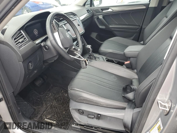 2022 Volkswagen Tiguan SE with VIN 3VV3B7AX0NM048051, listed as a Copart auction lot 55307995 with 36,849 mi miles and Salvage title. Bid and sale history available at DreamBid. Image 7.