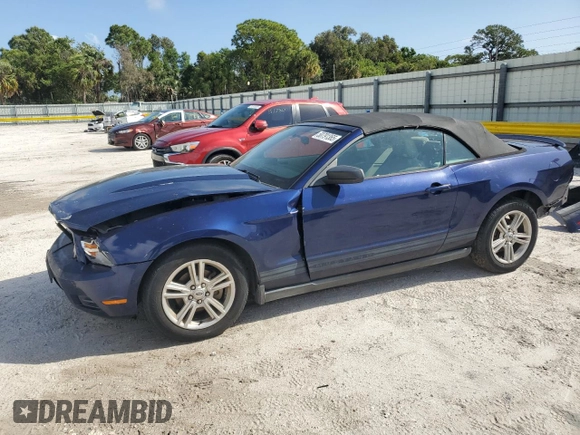 2010 Ford Mustang V6 with VIN 1ZVBP8EN5A5179046, listed as a Copart auction lot 50791365 with 104,588 mi miles and Salvage Title. Bid and sale history available at DreamBid. Image 1.