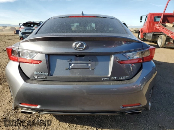 2017 Lexus RC 350 z VIN JTHSE5BC6H5007711, wystawiony jako Copart lot #85346184 z przebiegiem 34 108 mil mil oraz Szkoda całkowita • Salvage title. Historia ofert i sprzedaży dostępna na DreamBid. Obrazek 6.