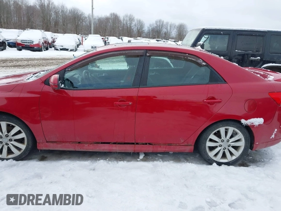 2013 Kia Forte SX with VIN KNAFW4A33D5693791, listed as a IAAI auction lot 41486906 with 154,579 mi miles. Bid and sale history available at carsss.com. Image 14.