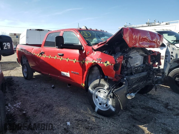 2020 Ram 2500 Tradesman with VIN 3C6UR5HJ8LG101165, listed as a Copart auction lot 48581235 with 19 mi miles and Non Repairable. Bid and sale history available at carsss.com. Image 4.