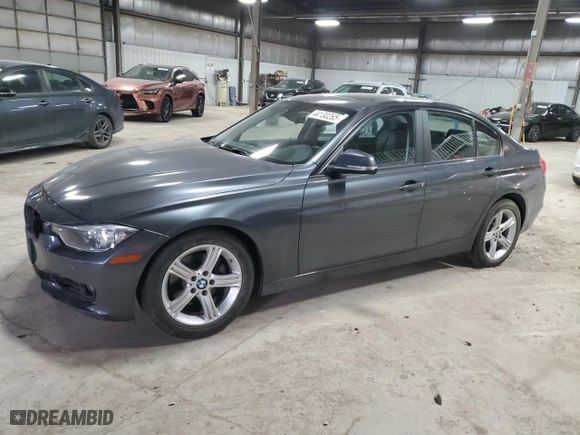 2015 BMW 3 Series 328i xDrive with VIN WBA3B3C57FF547298, listed as a Copart auction lot 44130265 with 49,587 mi miles and Salvage Title. Bid and sale history available at carsss.com. Image 1.