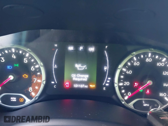 2018 Jeep Renegade Latitude with VIN ZACCJABB7JPJ44622, listed as a IAAI auction lot 40818647 with 101,137 mi miles and . Bid and sale history available at DreamBid. Image 15.