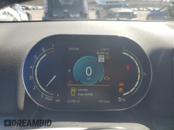2023 MINI Countryman Cooper S with VIN WMZ83BR06P3P73590, listed as a Copart auction lot 52183235 with 22,108 mi miles and Salvage title. Bid and sale history available at DreamBid. Image 9.