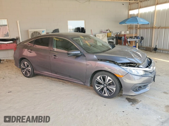 2017 Honda Civic Sedan EX-T with VIN 2HGFC1F34HH658552, listed as a Copart auction lot 52972315 with 94,228 mi miles and Salvage Title. Bid and sale history available at carsss.com. Image 4.
