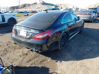 2015 Mercedes-Benz CLS-Class CLS 63 AMG S-Model with VIN WDDLJ7GB2FA136665, listed as a IAAI auction lot 41666543 with 78,469 mi miles. Bid and sale history available at carsss.com. Image 4.