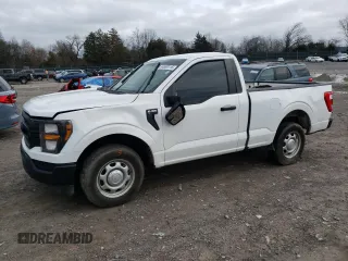 2023 Ford F-150 XL with VIN 1FTMF1CB7PKF60339, listed as a Copart auction lot 44690115 with 56,346 mi miles and Salvage Title. Bid and sale history available at carsss.com. Image 1.