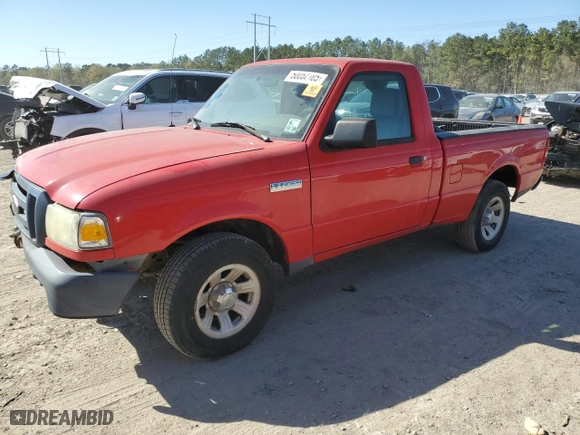 2010 Ford Ranger XL with VIN 1FTKR1AD3APA57209, listed as a Copart auction lot 50052105 with 200,011 mi miles and Salvage Title. Bid and sale history available at carsss.com. Image 1.