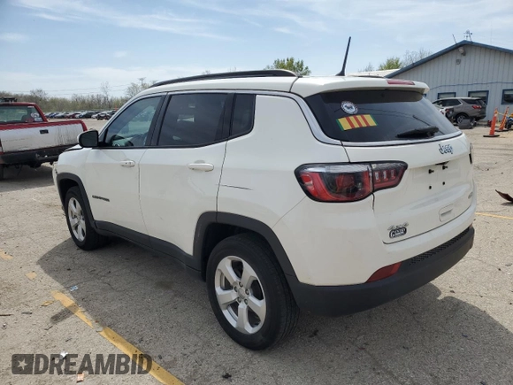 2018 Jeep Compass Latitude with VIN 3C4NJDBB2JT291162, listed as a Copart auction lot 53295245 with 82,852 mi miles and Salvage Title. Bid and sale history available at DreamBid. Image 2.