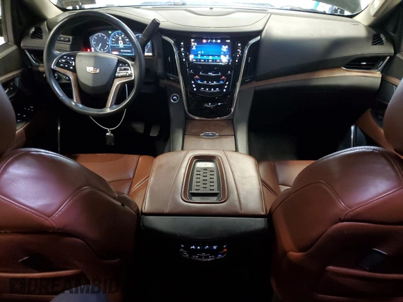 2015 Cadillac Escalade ESV Premium with VIN 1GYS4TKJ4FR631854, listed as a Copart auction lot 50346025 with 128,406 mi miles and Salvage title. Bid and sale history available at DreamBid. Image 8.