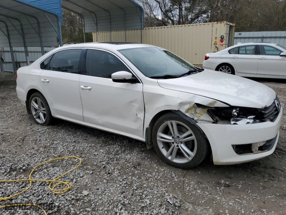 2015 Volkswagen Passat 2.0L TDI SE w/Sunroof with VIN 1VWBV7A31FC018166, listed as a Copart auction lot 49465865 with 114,614 mi miles and Salvage Title. Bid and sale history available at carsss.com. Image 4.