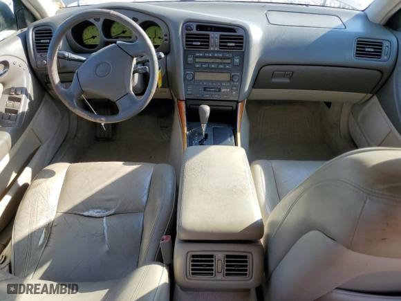 2000 Lexus GS 300 with VIN JT8BD68S0Y0112832, listed as a Copart auction lot 74712164 with 340,411 mi miles and Salvage Title. Bid and sale history available at carsss.com. Image 8.