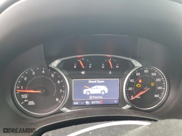 2020 GMC Terrain SLT with VIN 3GKALVEV5LL177264, listed as a Copart auction lot 45178845 with 83,703 mi miles and Salvage Title. Bid and sale history available at carsss.com. Image 9.