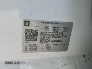2018 Chevrolet Tahoe LS with VIN 1GNSCAEC8JR351011, listed as a Copart auction lot 49420825 with 83,322 mi miles and Salvage title. Bid and sale history available at DreamBid. Image 16.