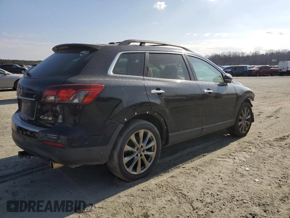 2015 Mazda CX-9 Grand Touring with VIN JM3TB2DA1F0457499, listed as a Copart auction lot 44647895 with 216,229 mi miles and Clean Title. Bid and sale history available at DreamBid. Image 3.