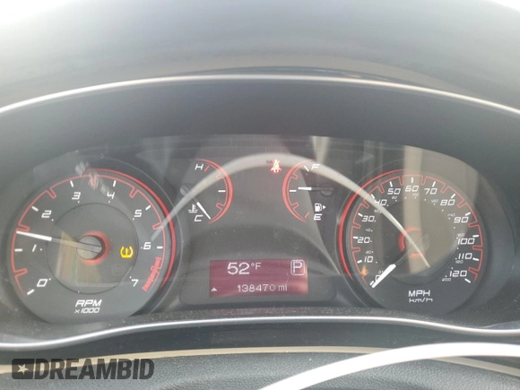 2016 Dodge Dart SXT with VIN 1C3CDFBB8GD605376, listed as a Copart auction lot 52756625 with 138,470 mi miles and Clean Title. Bid and sale history available at carsss.com. Image 9.