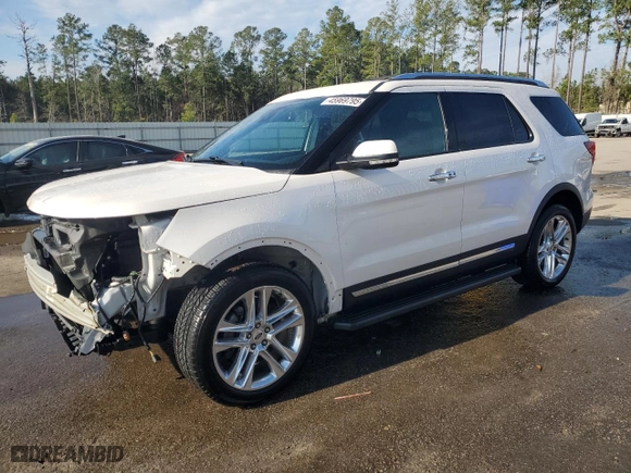 2017 Ford Explorer Limited with VIN 1FM5K8F81HGC30852, listed as a Copart auction lot 45969795 with 80,548 mi miles and Salvage Title. Bid and sale history available at carsss.com. Image 1.