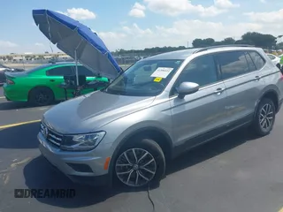 2021 Volkswagen Tiguan S with VIN 3VV1B7AX7MM117954, listed as a IAAI auction lot 42300223 with 45,587 mi miles and . Bid and sale history available at DreamBid. Image 17.