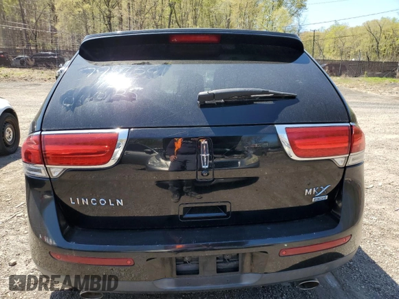 2012 Lincoln MKX with VIN 2LMDJ8JK6CBL02053, listed as a Copart auction lot 53625715 with Not Provided miles and Salvage Title. Bid and sale history available at DreamBid. Image 6.