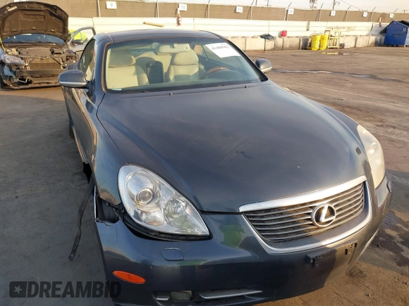 2007 Lexus SC 430 with VIN JTHFN45Y679014426, listed as a IAAI auction lot 41408502 with 202,274 mi miles and . Bid and sale history available at DreamBid. Image 12.
