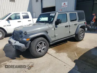 2018 Jeep Wrangler Unlimited Sport S z VIN 1C4HJXDG0JW308283, wystawiony jako Copart lot #52687405 z przebiegiem 115 822 mil mil oraz Szkoda całkowita • Salvage title. Historia ofert i sprzedaży dostępna na DreamBid. Obrazek 1.